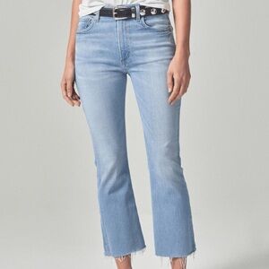 Citizens of Humanity Isola Cropped
Bootcut Distressed Jeans